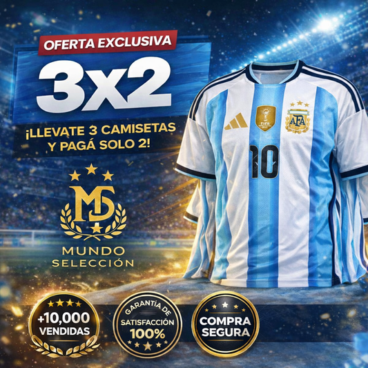 CAMISETA ARGENTINA 2026 | VIVÍ LA PASIÓN ALBICELESTE